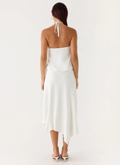 To The Girls Midi Dress - White